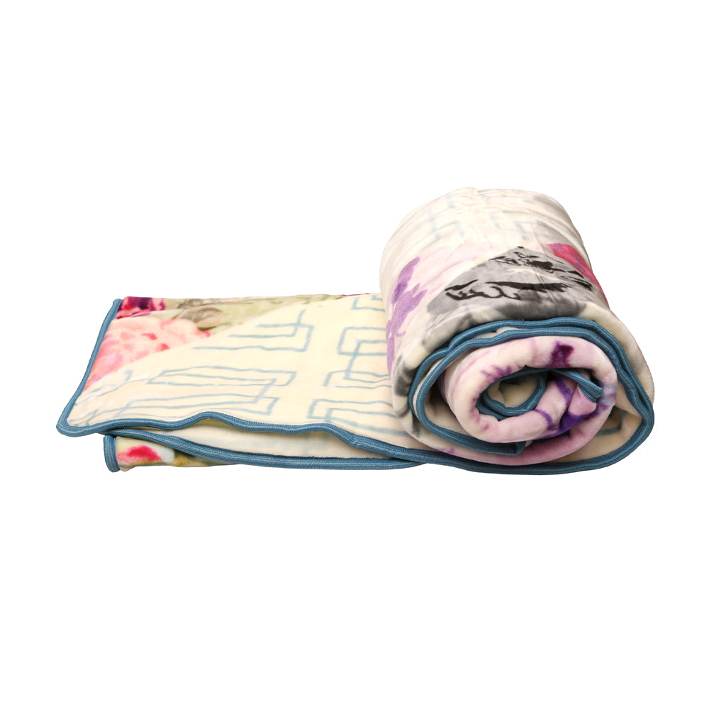 Mora Blanket Gold C24 Blue 220X240 Default Title - MamasJan s