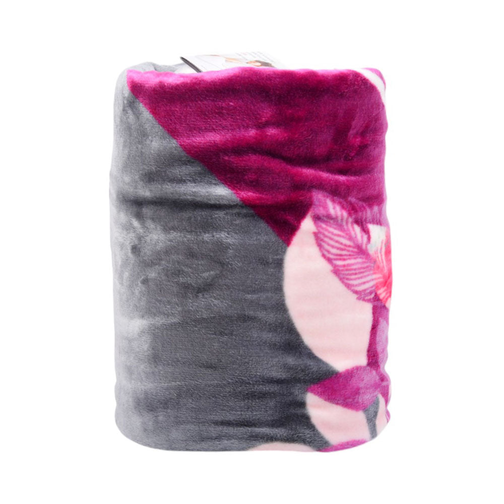 MORA BLANKET GOLD L78 LILAC 220X240 Default Title - MamasJan Household
