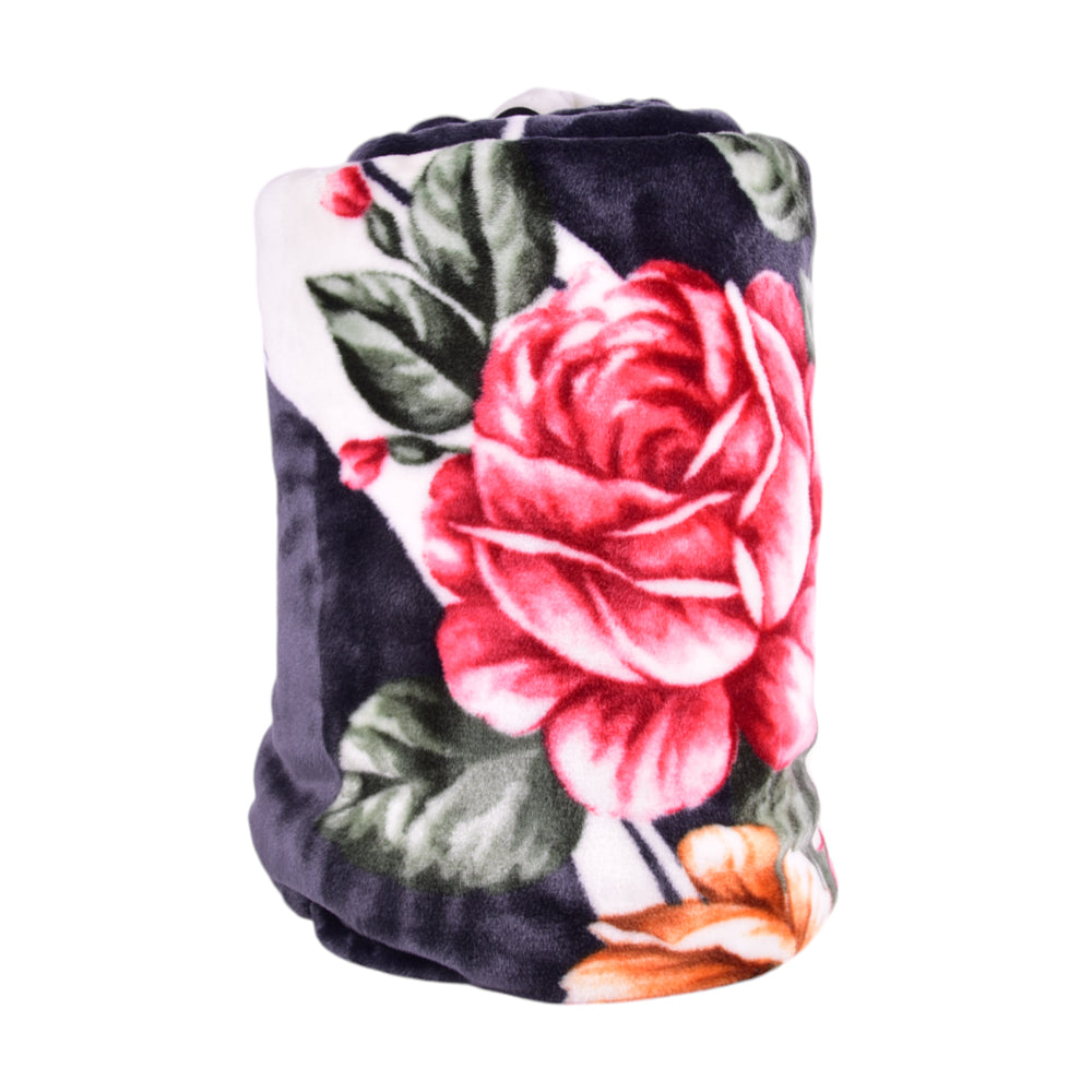 PIEL BLANKET PRINTED 5136 NAVY BLUE 220X240 Default Title - MamasJan Household