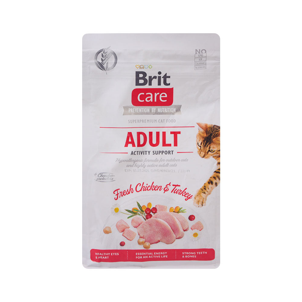 BRIT CARE CAT FOOD PREMIUM ADULT ACTIVITY SUPPORT 400 GM Default Title - MamasJan Pet Essentials