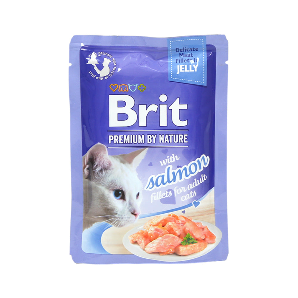 BRIT PREMIUM CAT JELLY (SALMON) 85G Default Title - MamasJan Pet Care
