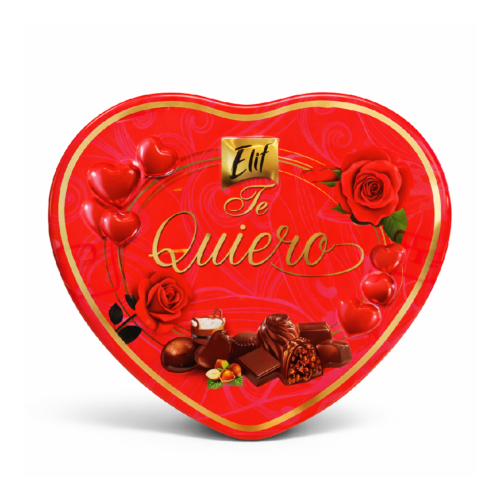ELIF CHOCOLATE TE QUIERO TIN 300 GM Default Title - MamasJan Grocery Food