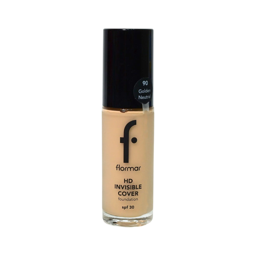 FLORMAR INVISIBLE COVER HD FOUNDATION GOLDEN 90 PC Default Title - MamasJan Makeup