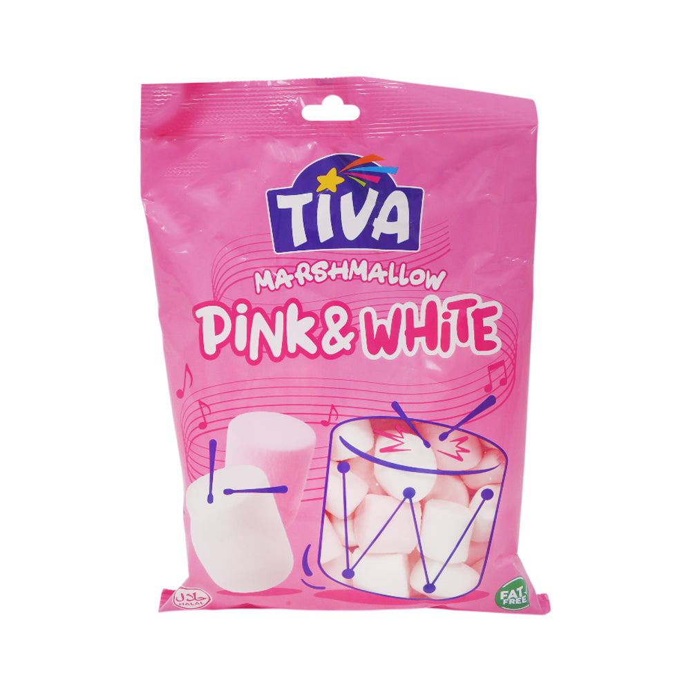 TIVA PINK & WHITE MARSHMALLOW 140 GM Default Title - MamasJan GroceryFoods