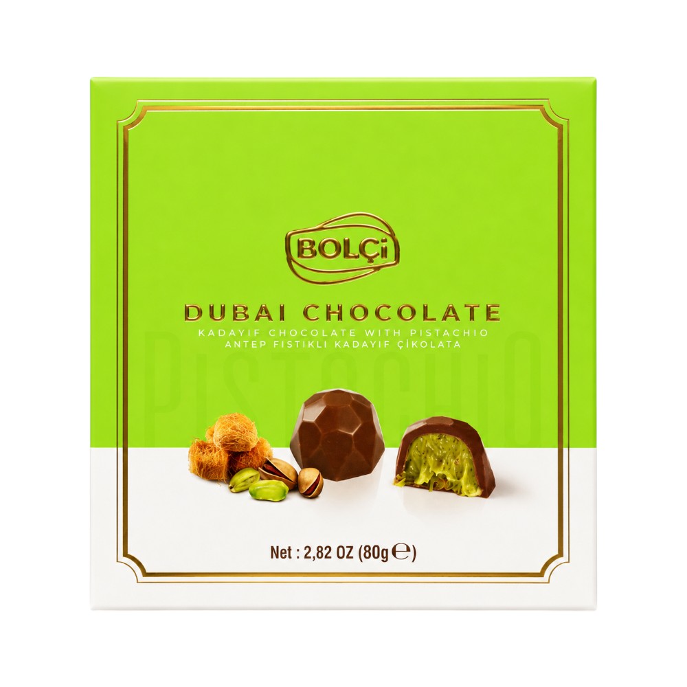 BOLCI KADAYIF CHOCOLATE WITH PISTACHIO 80 GM Default Title - MamasJan Grocery Food