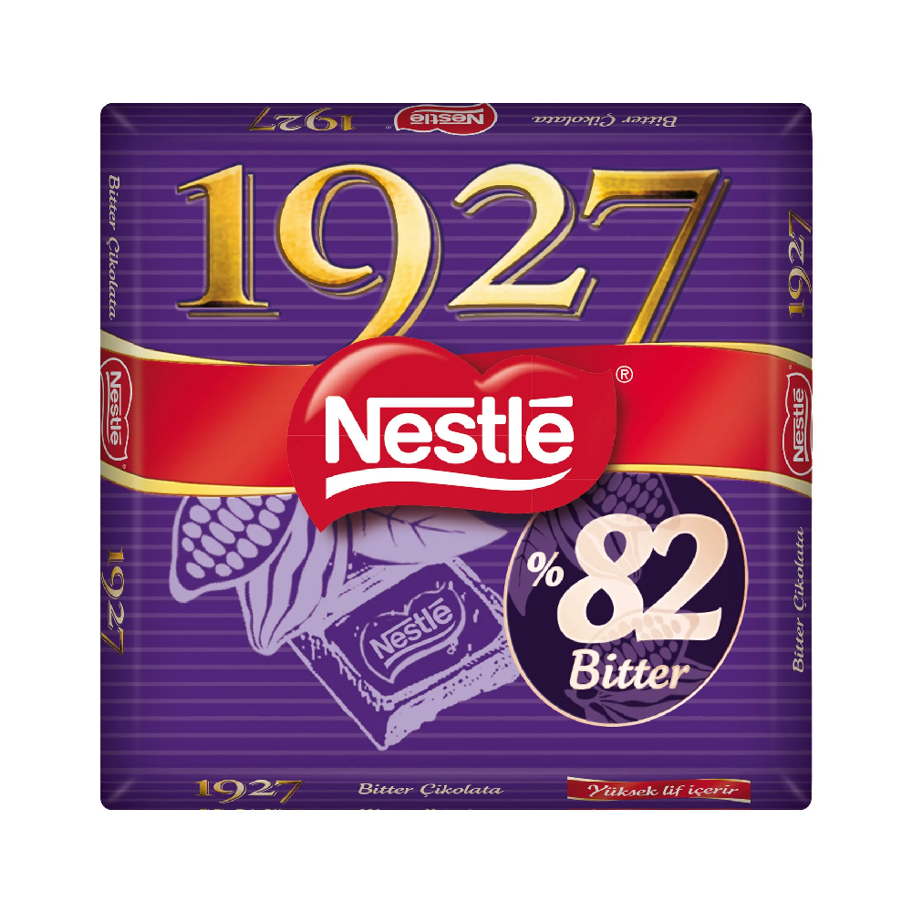 NESTLE CHOCOLATE BAR 1927 82% BITTER 60 GM Default Title - MamasJan Grocery Food