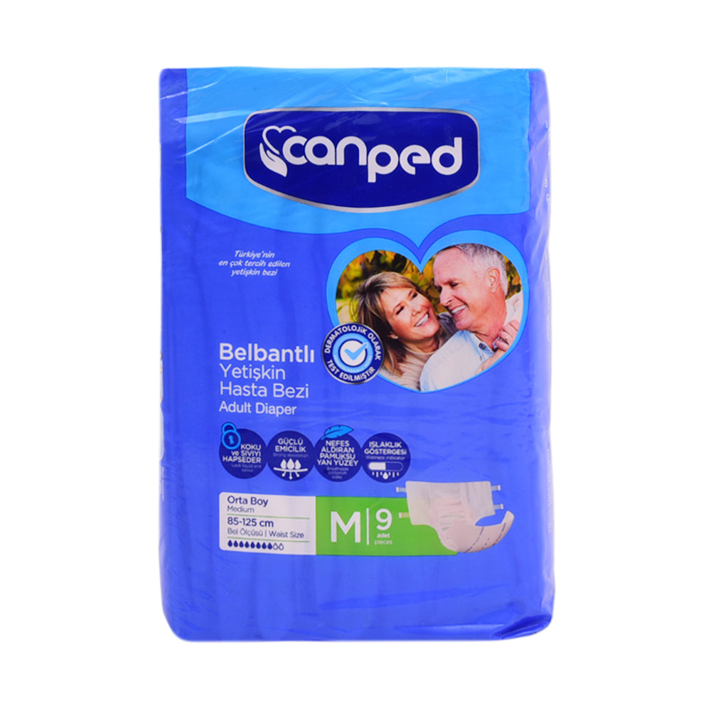 CANPED DIAPER ADULT MEDIUM 9PCS 85-125 CM Default Title - MamasJan Grocery Nonfood