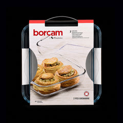 DISH SET 2PC BORCAM SQUARE 159028 Default Title - MamasJan Crockery
