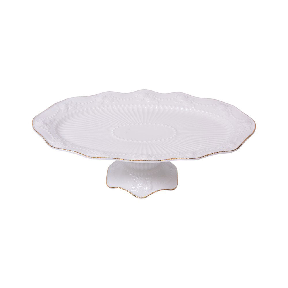 DISH WITH STAND ROYAL BISTRO IR 2463GGL-14 Default Title - MamasJan Crockery