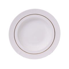 PLATE DEEP ROYAL BISTRO IR GOLD GR-8.5 Default Title - MamasJan Crockery