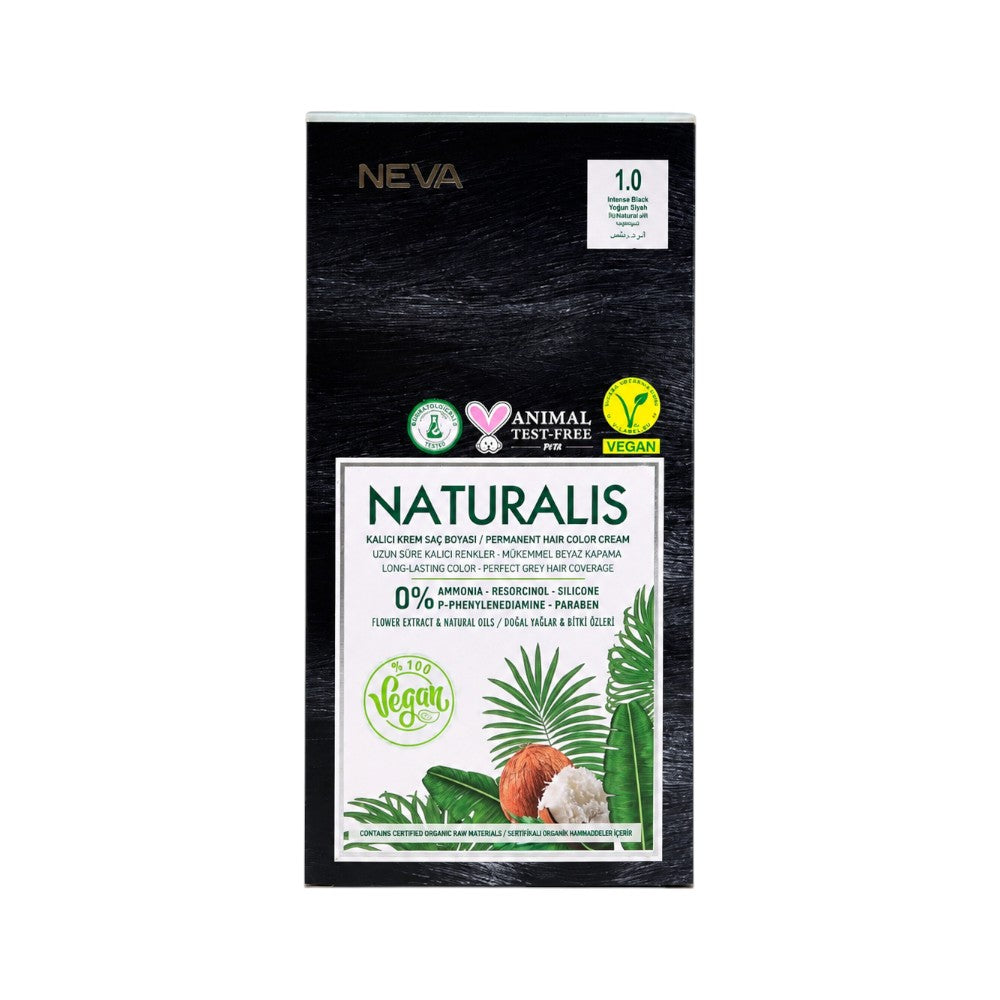 NATURALIS COLOR 1.0 INTENSE BLACK 60ML Default Title - MamasJan haircare