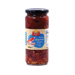 BEST DAY PICKLE JALAPENO PEPPERS RED SLICED 480 GM Default Title - MamasJan Grocery