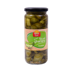 BEST DAY PICKLED GHERKINS SLICED IN BRINE 480 GM Default Title - MamasJan GroceryFoods