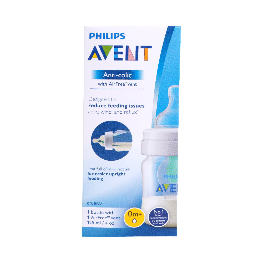 PHILIPS AVENT BABY FEEDING BOTTLE 125 ML SCF810/14 Default Title - MamasJan Grocery Nonfood