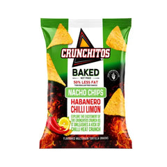CRUNCHITOS NACHO CHIPS HABANERO CHILLI LIMON 32 GM Default Title - MamasJan GroceryFoods