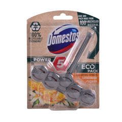 DOMESTOS CLEANER BLOCK TANGERINE FLOWER 55GM BASIC Default Title - MamasJan Grocery Nonfood