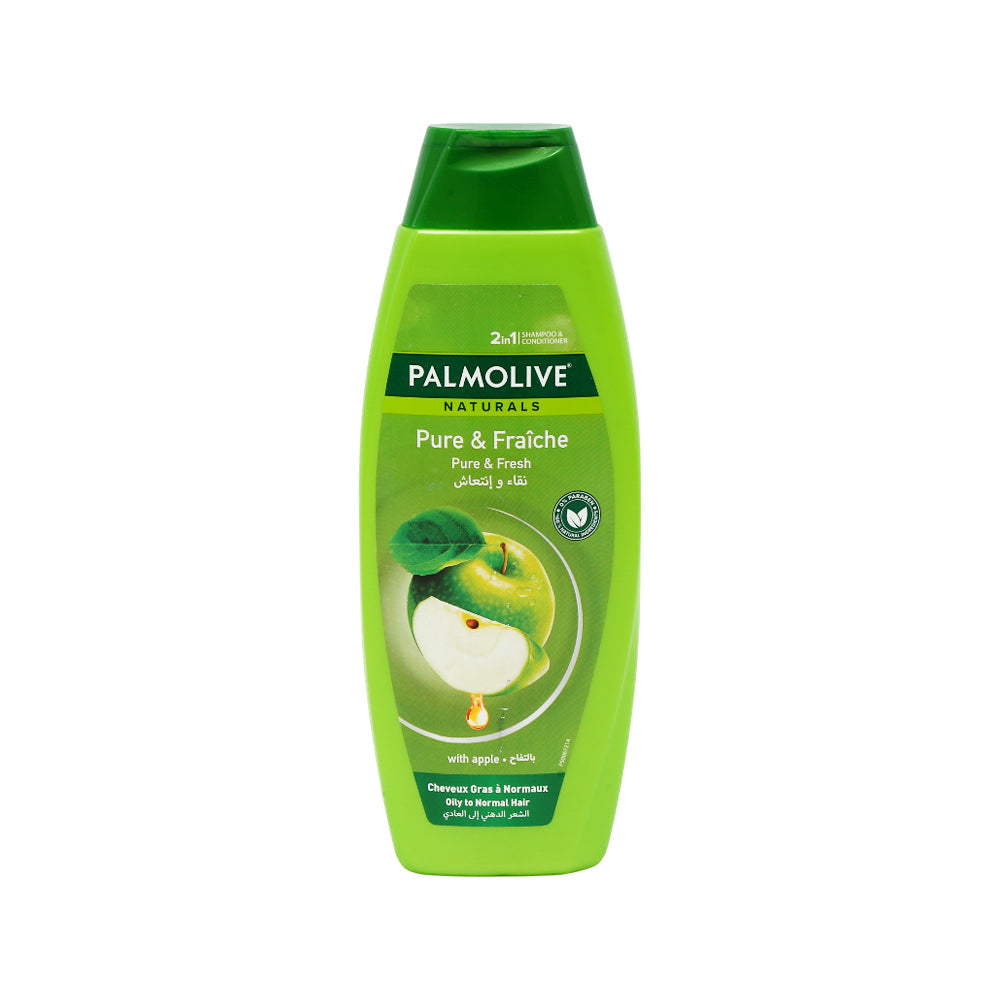 PALMOLIVE SHAMPOO PURE & FRESH APPLE 2IN1 380 ML Default Title - MamasJan haircare
