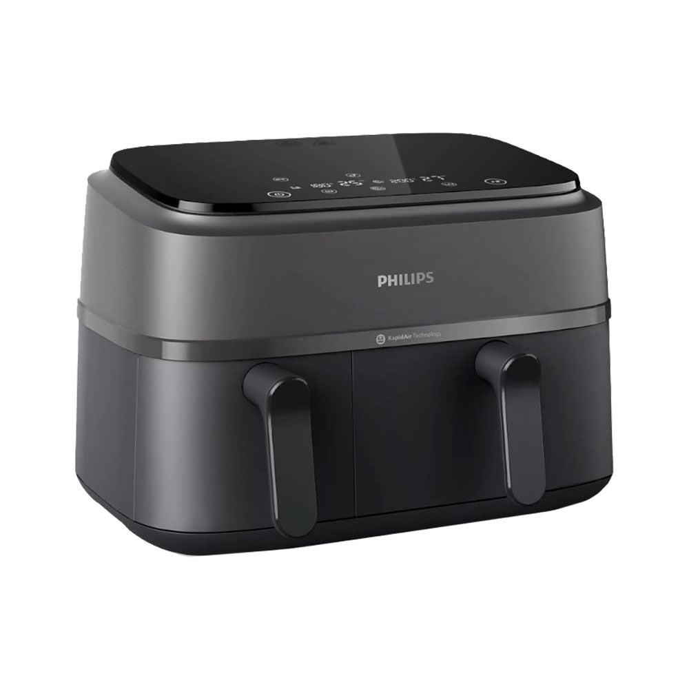 PHILIPLS AIR FRYER DUAL BASKET 9 LTR NA350 Default Title - MamasJan Electronics