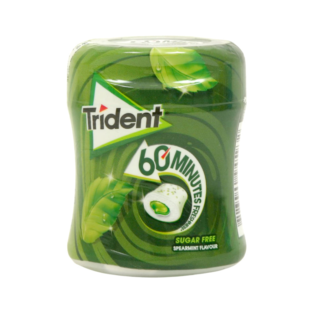 TRIDENT GUM WHITE SPEARMINT SUGAR FREE 82.6 GM Default Title - MamasJan Grocery Food