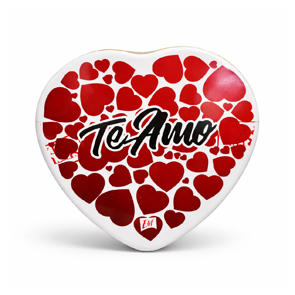 ELIF CHOCOLATE TE AMO TIN 300 GM Default Title - MamasJan Grocery Food