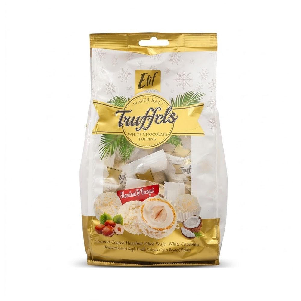 ELIF TRUFFELS WHITE CHOCOLATE HAZELNUT & COCONUT 250 GM Default Title - MamasJan Grocery Food