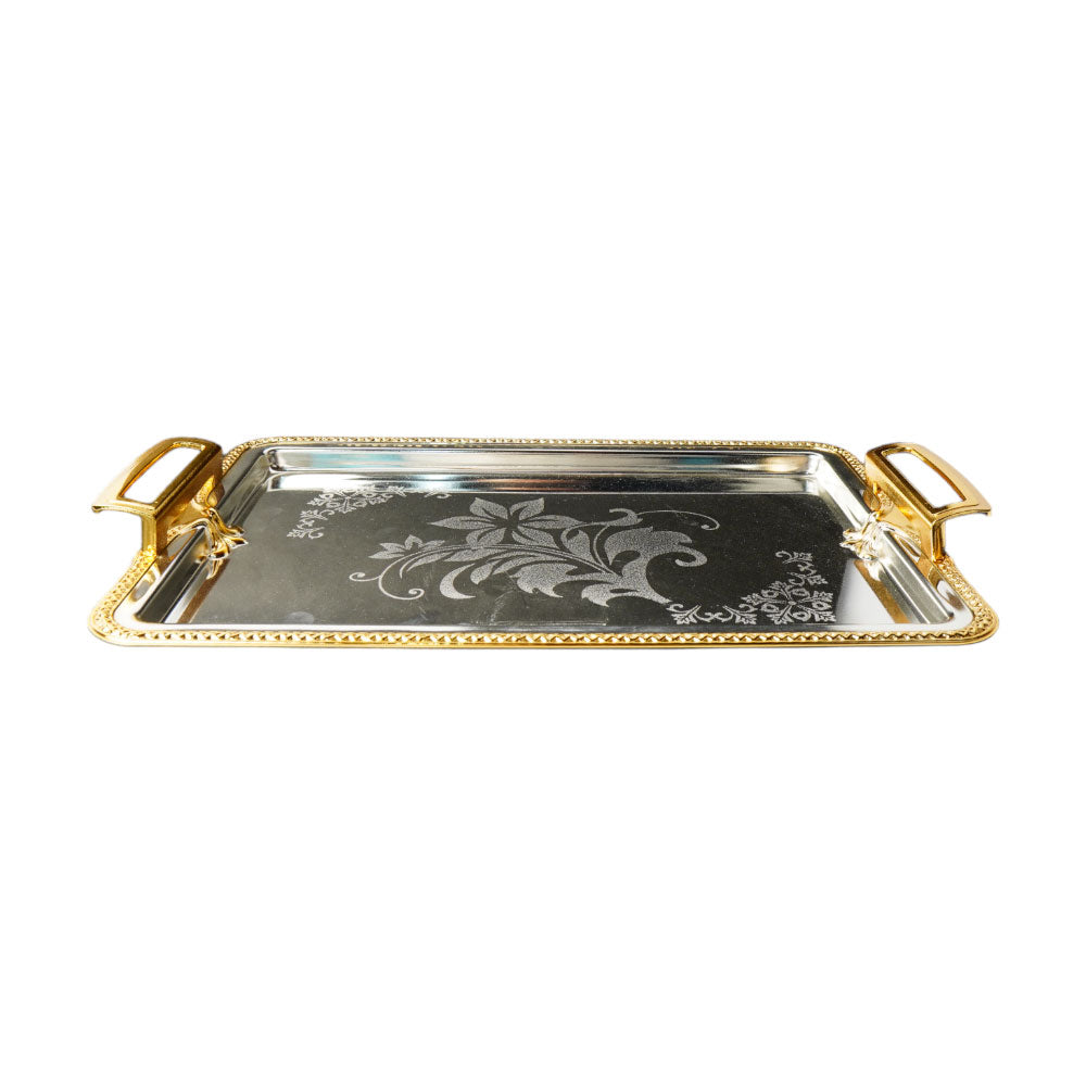 TRAY SET 3PC STEEL MORE & MORE S584-483G Default Title - MamasJan Crockery