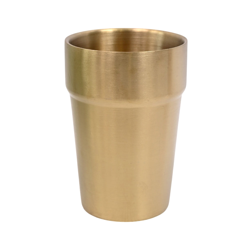 GLASS STEEL GOLDEN 25-4 (Pack of 6) Default Title - MamasJan Crockery