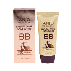 ANJO - PROFESSIONAL NATURAL COVER SNAIL SUN BB CREAM 50ML Default Title - MamasJan Makeup