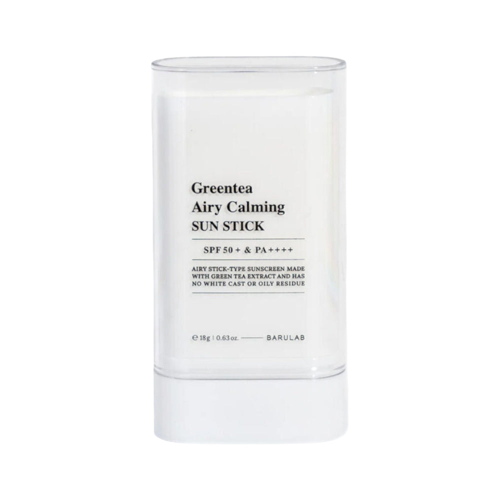 BARULAB GREENTEA AIRY CALMING SUN STICK SPF 50+++ (18G) Default Title - MamasJan skincare