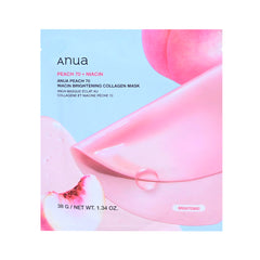 ANUA PEACH 70 NIACIN BRIGHTENING COLLAGEN MASK 38G Default Title - MamasJan Makeup