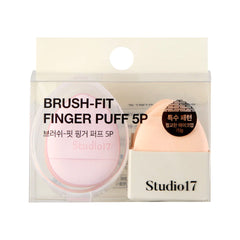 (STUDIO 17) BRUSH-FIT PUFF (5P) (20G) Default Title - MamasJan Makeup