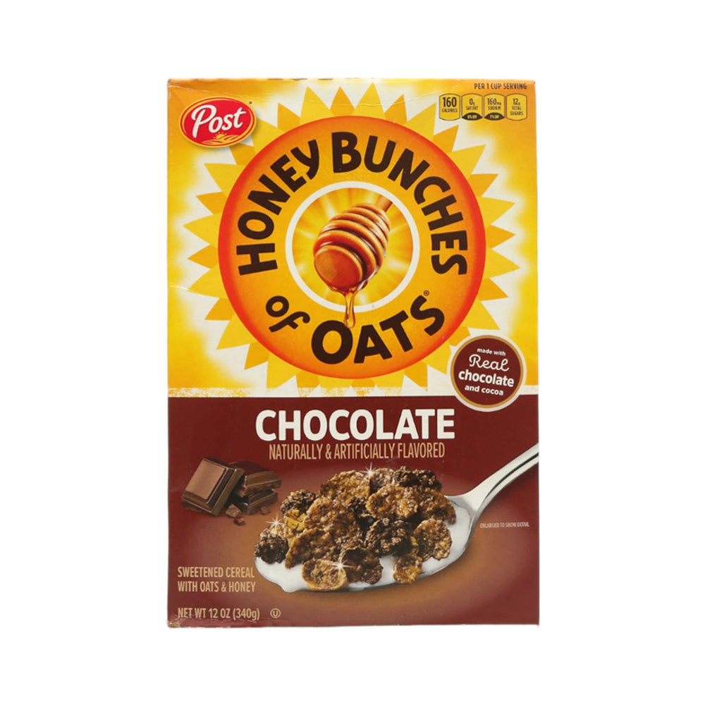 POST CHOCOLATE HONEY BUNCHES OF OATS 340 GM Default Title - MamasJan GroceryFoods