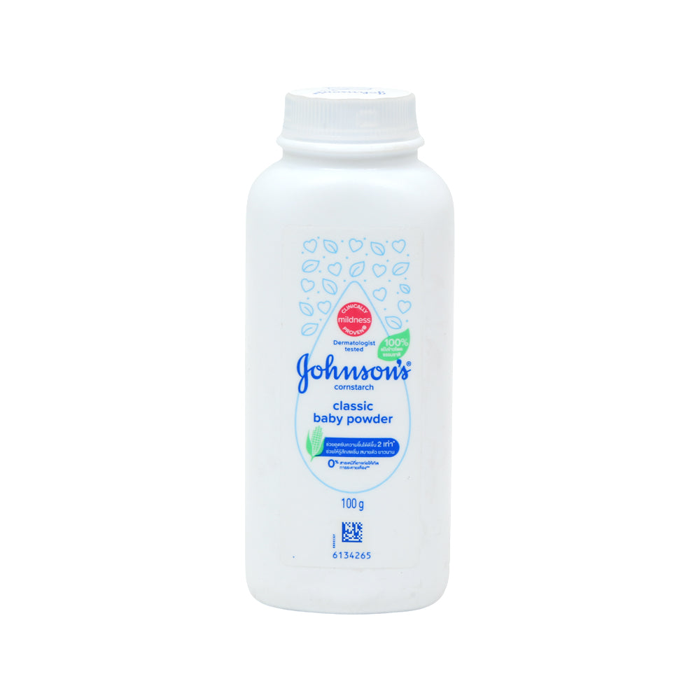 JOHNSONS BABY POWDER CLASSIC 100 GM Default Title - MamasJan Baby Maternity Care