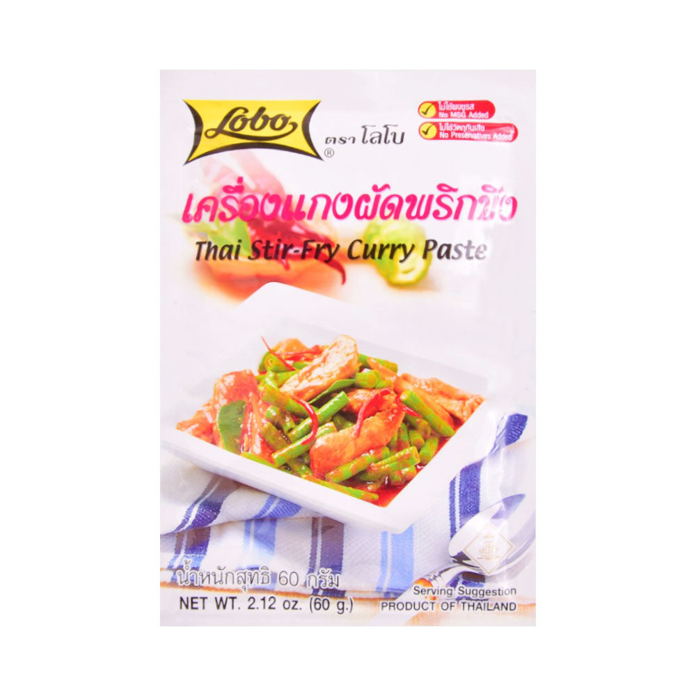 LOBO THAI STRI FRY CURRY PASTE 60G Default Title - MamasJan Grocery