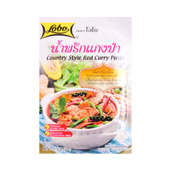 LOBO COUNTRY STYLE RED CURRY PASTE 50G Default Title - MamasJan Grocery