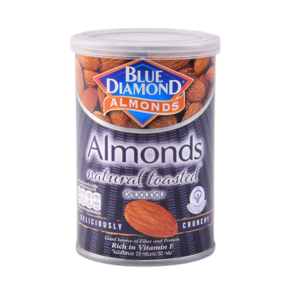 BLUE DIAMOND TOASTED ALMONDS NATURAL TIN 130 GM Default Title - MamasJan Grocery