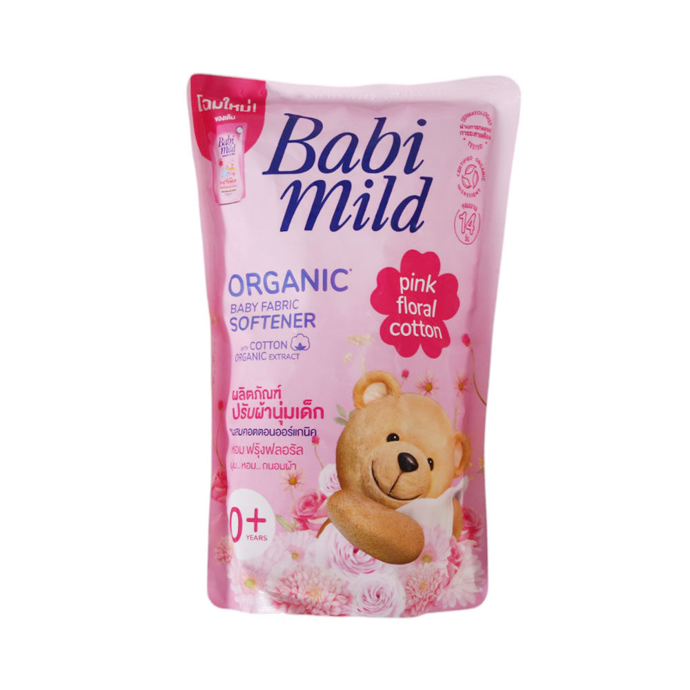 BABI MILD BABY FABRIC SOFTENER SWEET BLOSSOM PINK 600 ML Default Title - MamasJan Grocery Nonfood