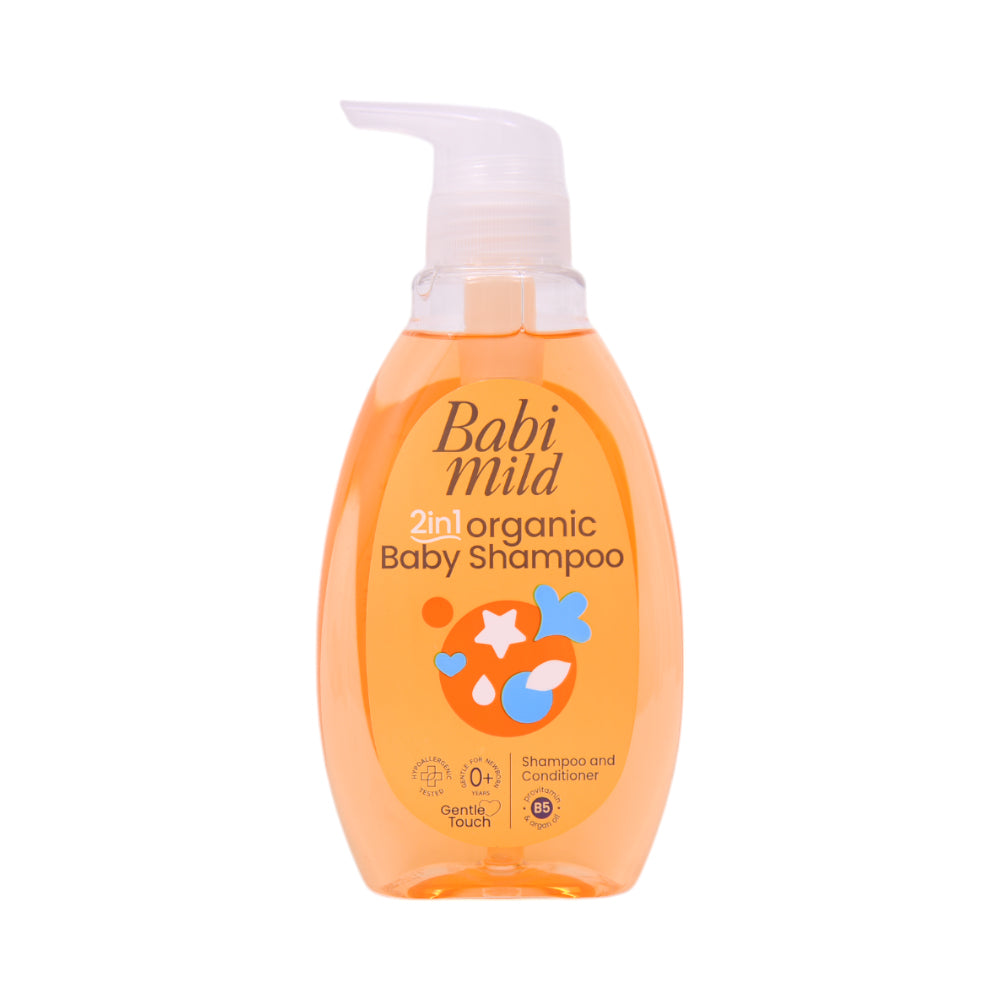 BABI MILD BABY SHAMPOO ORGANIC 2IN1 400 ML Default Title - MamasJan Grocery Nonfood