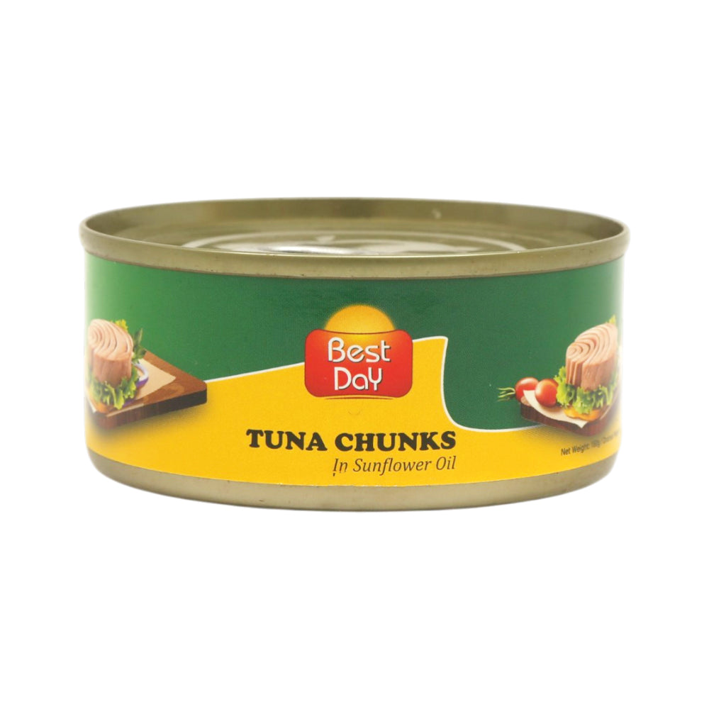 BEST DAY TUNA CHUNKS IN SUNFLOWER OIL 160 G Default Title - MamasJan GroceryFoods