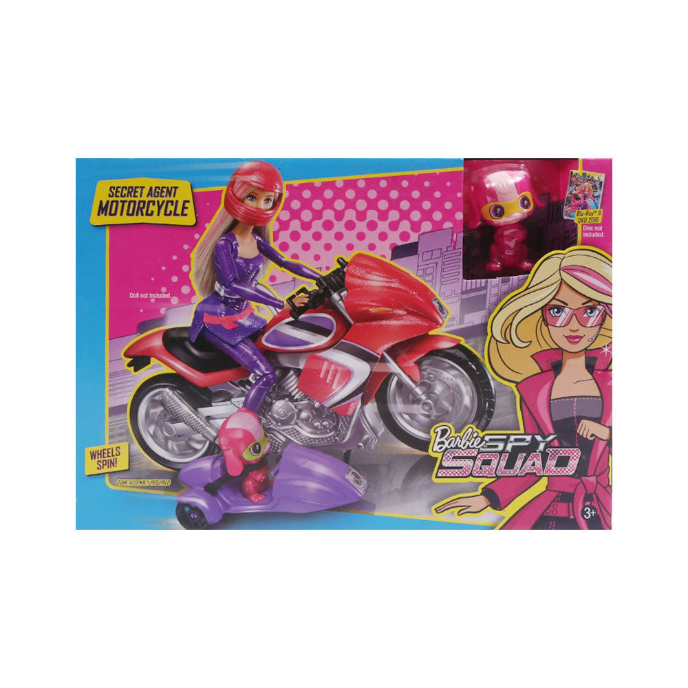 DHF21 BARBIE DOLL SPY BIKE BASIC Default Title - MamasJan Toys
