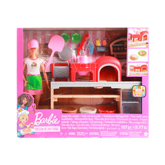 FHR09 BARBIE PIZZA CHEF DOUGH BASIC Default Title - MamasJan Toys