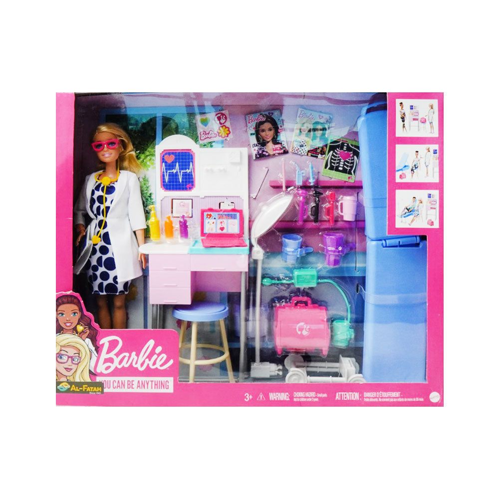BARBIE MEDICAL PALY SET DOLL GVW01 Default Title - MamasJan Toys