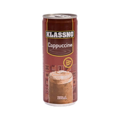 KLASSNO COFFEE CAPPUCCINO CREAMY HALLEN TASTE CAN 235 ML Default Title - MamasJan Grocery Food