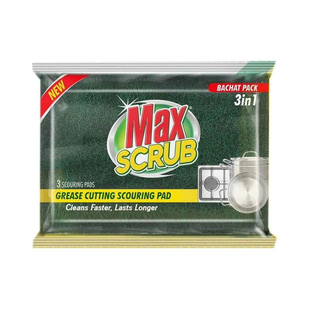 MAX GREASING CUTTING MULTI LARGE 3 IN 1 SCOURING PAD Default Title - MamasJan Grocery Nonfood
