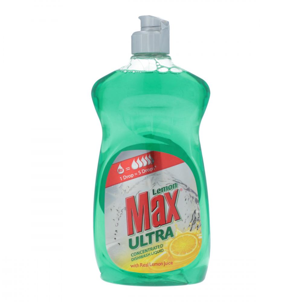 LEMON MAX DISHWASH LIQUID ULTRA GREEN 500 ML Default Title - MamasJan Grocery Nonfood