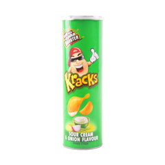 KRACKS CHIPS SOUR CREAM AND ONION 110 GM Default Title - MamasJan Grocery