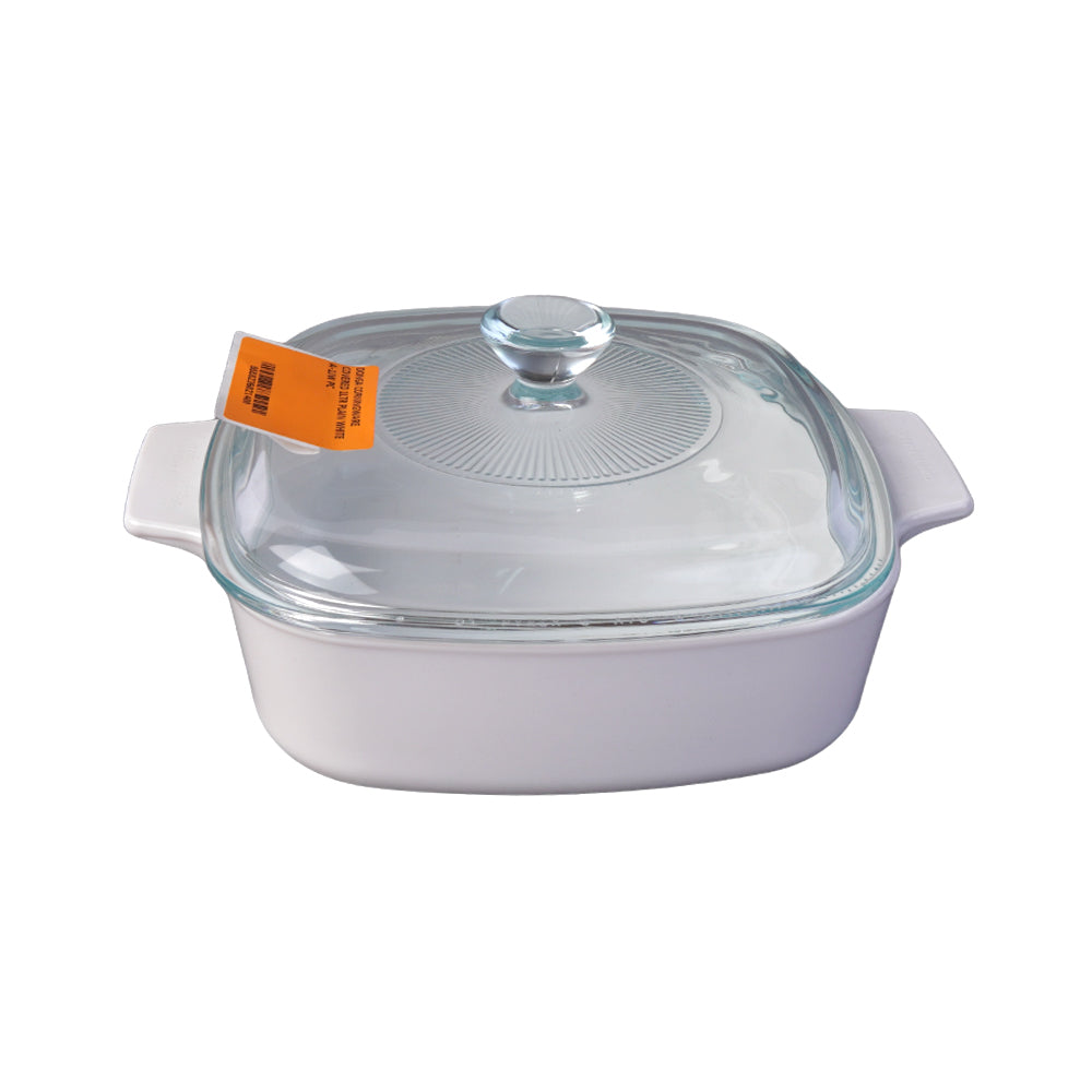 DONGA CORNINGWARE COVERED 1LTR PLAIN WHITE A-1JW PC Default Title - MamasJan Crockery
