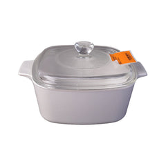 DONGA CORNINGWARE COVERED 1.5LTR PLAIN WHITE A-1.5JW PC Default Title - MamasJan Crockery