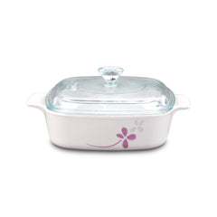 DONGA CORNINGWARE COVERED 1LTR WARM PANSIES A1WP PC Default Title - MamasJan Crockery