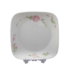 PLATE QUARTER SQUARE CORNINGWARE COUNTRY ROSE 2211-RS-LP PC Default Title - MamasJan Crockery